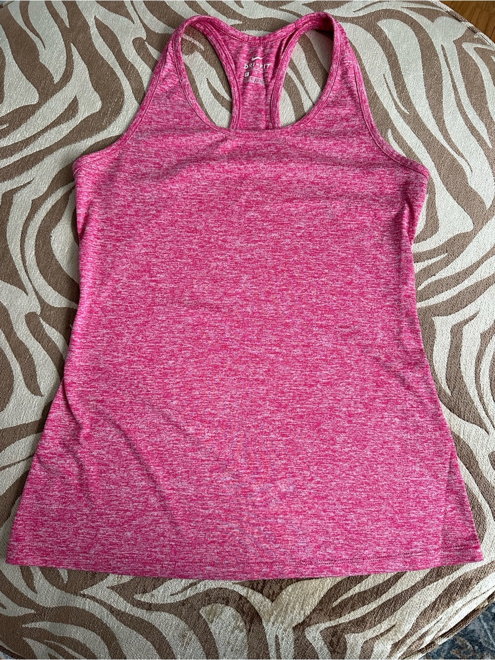 Nike Heather Pink Racerback Tank Top